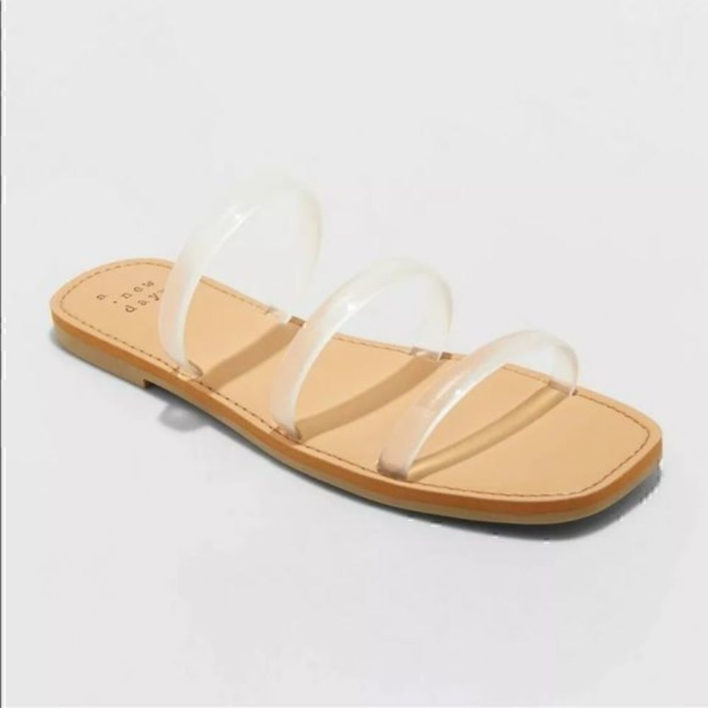 Women's Wren Triple Strap Sandals - A New Day